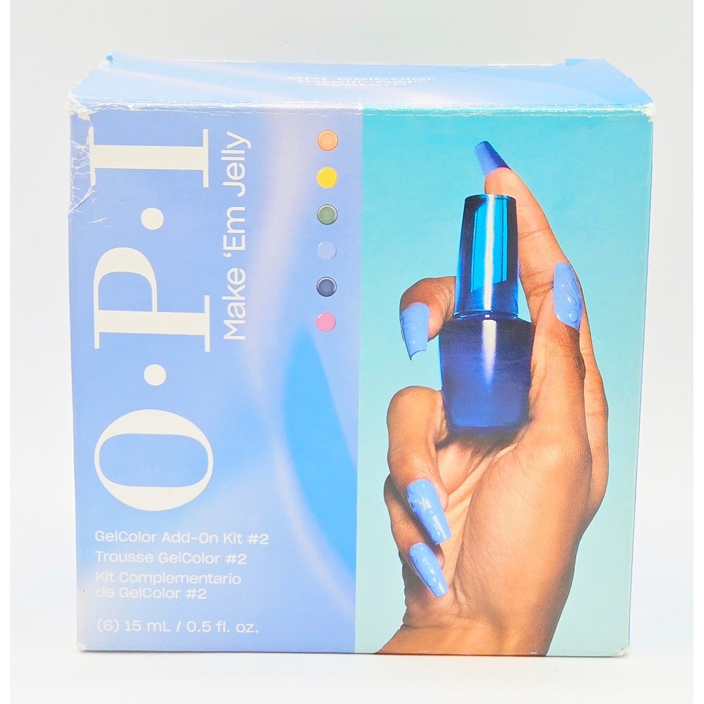 OPI GelColor Add-On Kit #2 Make 'Em Jelly 6x15ml Professional